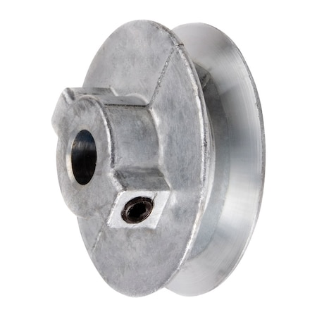 Chicago Die Casting Chicago Die Cast 2-1/2 in. D X 1/2 in. D Zinc Single V-Grooved Pulley 250A5